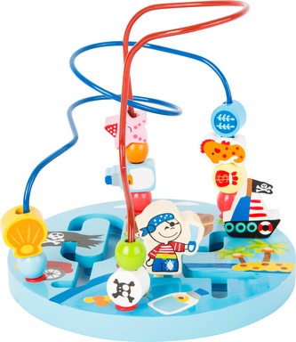 Small Foot Dřevěný motorický labyrint piráti