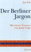 Der Berliner Jargon