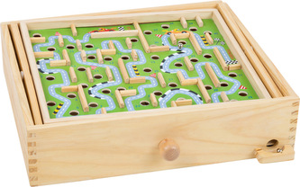 Small Foot Kuličkový labyrint Race