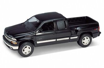 Welly - Chevrolet Silverado Extended (1999) 1:24 černý
