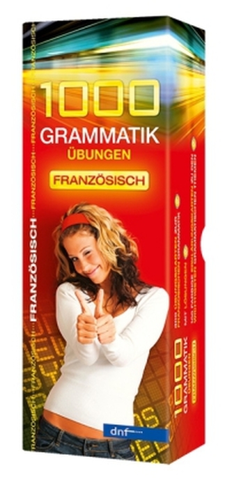 1000 Grammatik Übungen Französisch, Karteikarten m. Lernbox