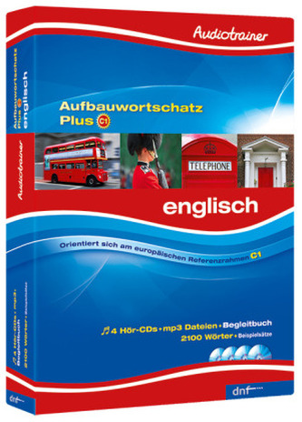 Audiotrainer Aufbauwortschatz Plus Englisch, 4 Audio-CDs
