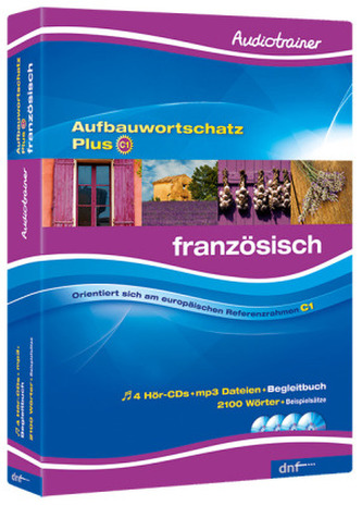 Audiotrainer Aufbauwortschatz Plus Französisch, 4 Audio-CDs