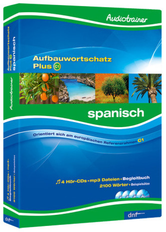 Audiotrainer Aufbauwortschatz Plus Spanisch, 4 Audio-CDs