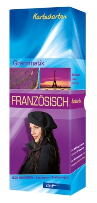 Französisch Grammatik, Karteikarten m. Lernbox