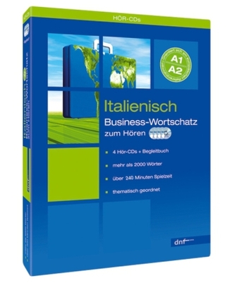 Italienisch Business-Wortschatz zum Hören, 4 Audio-CDs + Begleitbuch
