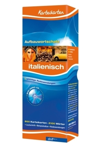 Karteikarten Grundwortschatz Italienisch, m. Mini-Demo-CD-ROM