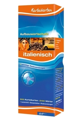 Karteikarten Aufbauwortschatz Italienisch, m. Mini-Demo-CD-ROM