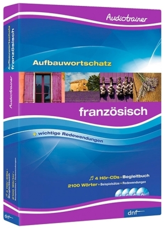 Audiotrainer Aufbauwortschatz Französisch, 4 Audio-CDs