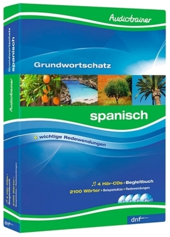 Audiotrainer Grundwortschatz Spanisch, 4 Audio-CDs