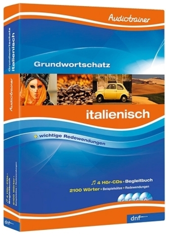 Audiotrainer Grundwortschatz Italienisch, 4 Audio-CDs