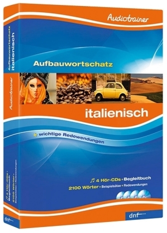 Audiotrainer Aufbauwortschatz Italienisch, 4 Audio-CDs