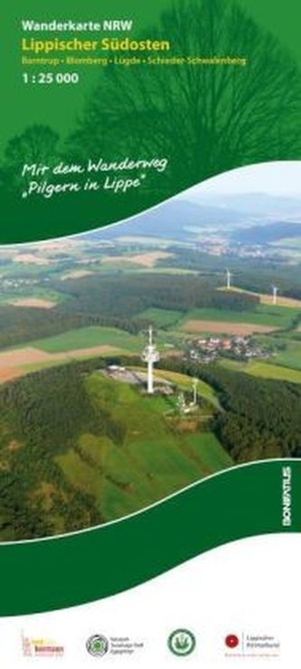 Wanderkarte Nordrhein-Westfalen Lippischer Südosten