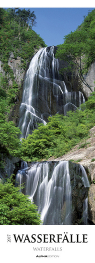 Wasserfälle 2017, Streifenkalender XXL