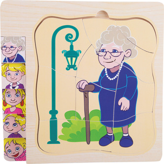 Small Foot  Puzzle životní vývoj ženy
