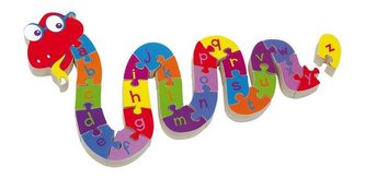 Small foot Puzzle hadí abeceda