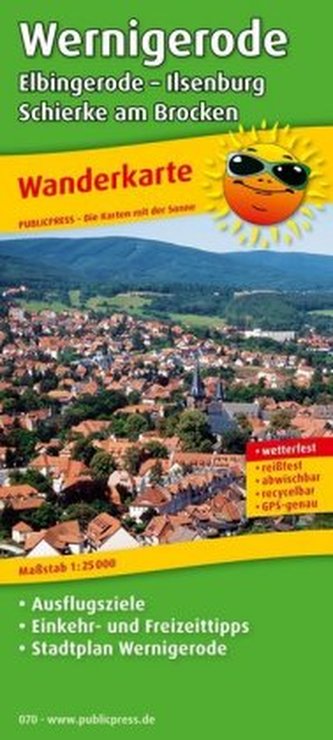 PublicPress Wanderkarte Wernigerode - Elbingerode - Ilsenburg - Schierke am Brocken