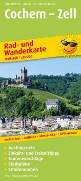 PublicPress Rad- und Wanderkarte Cochem-Zell