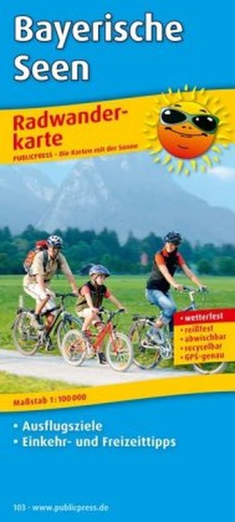 PublicPress Radwanderkarte Bayerische Seen