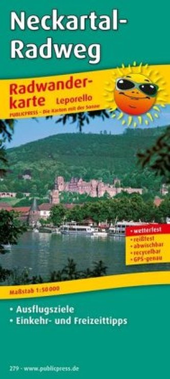 PublicPress Radwanderkarte Neckartal-Radweg