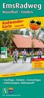 PublicPress Leporello Radtourenkarte EmsRadweg, Hövelhof - Emden