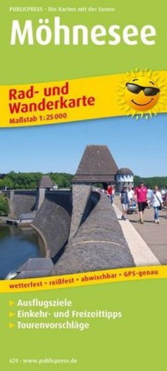 PublicPress Rad- und Wanderkarte Möhnesee