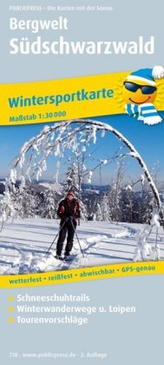 PublicPress Wintersportkarte Bergwelt Südschwarzwald