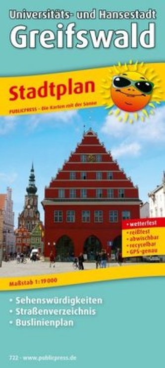 PublicPress Stadtplan Universitäts- und Hansestadt Greifswald