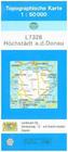 Topographische Karte Bayern Höchstädt a. d. Donau