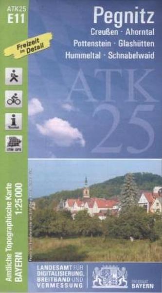 Amtliche Topographische Karte Bayern Pegnitz