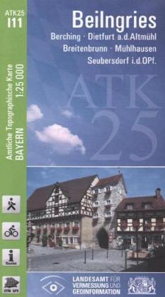 Amtliche Topographische Karte Bayern Beilngries