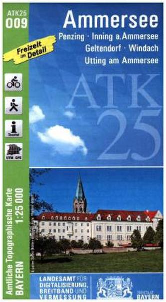 Amtliche Topographische Karte Bayern Ammersee