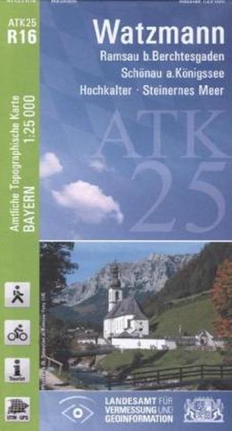 Amtliche Topographische Karte Bayern Watzmann