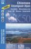 Topographische Karte Bayern Chiemsee, Chiemgauer Alpen