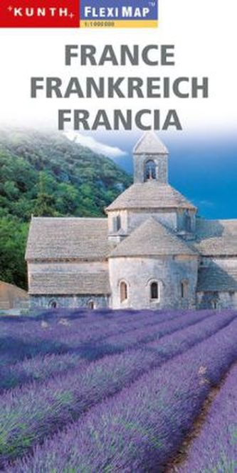FlexiMap Frankreich. France. Francia