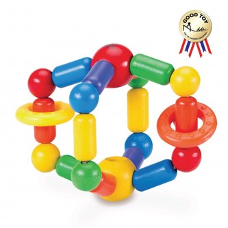 Wonderworld Dětské dřevěné chrastítko Twister