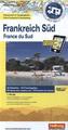 Promobil Reisemobil- & Campingkarte Frankreich Süd. Promobil Carte Camping & Caravaning France du Sud. Promobil Camping- & Carav