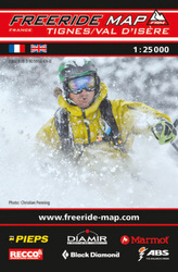 Freeride Map Tignes / Val d Isère