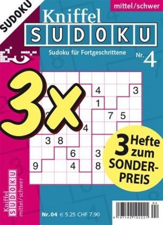 Kniffel-Sudoku 3er-Band. Nr.4