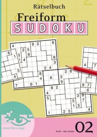 Freiform-Sudoku Rätselbuch. Bd.2