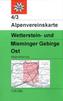 Alpenvereinskarte Wetterstein- und Mieminger Gebirge Ost