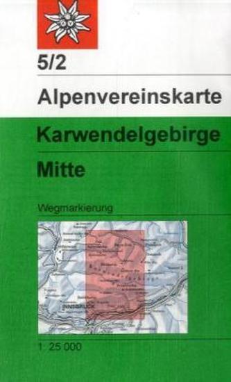 Alpenvereinskarte Karwendelgebirge Mitte