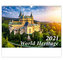Kalendář 2021 nástěnný: World Heritage, 450x315