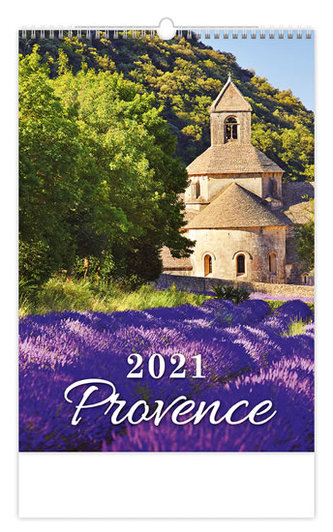 Kalendář 2021 nástěnný: Provence, 315x450