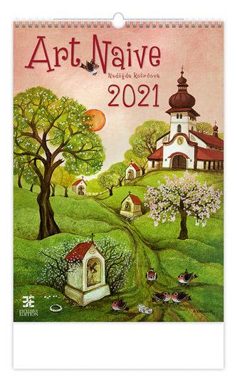 Kalendář 2021 nástěnný Exclusive: Art Naive, 340x485