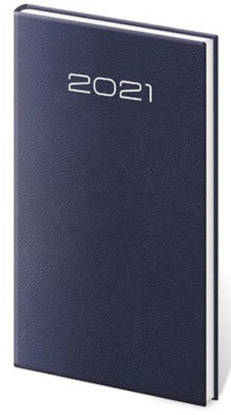 Diář 2021: Old Karachi modrá, kapesní týdenní, 80x150