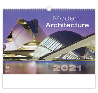 Kalendář 2021 nástěnný Exclusive: Modern Architecture, 485x340