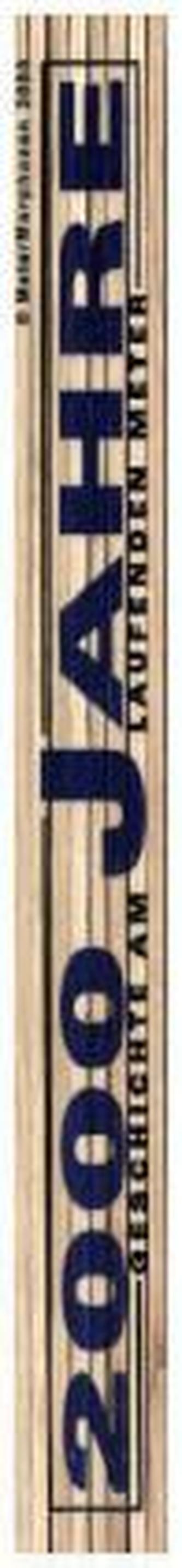 2000 Jahre Geschichte am laufenden Meter, Zollstock