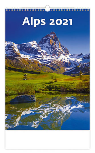 Kalendář 2021 nástěnný: Alps, 315x450