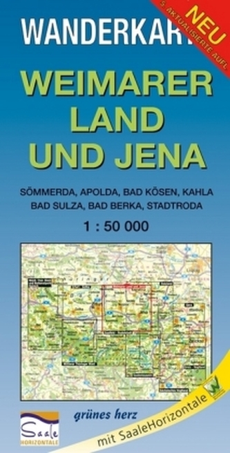 Wanderkarte Weimarer Land und Jena